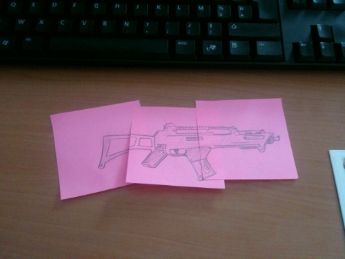 guerre des post-it