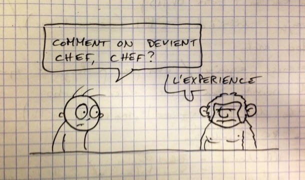 comment on devient chef