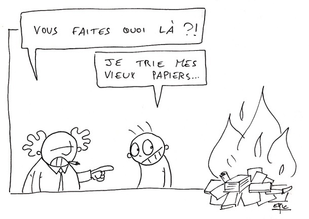 trier ses papiers