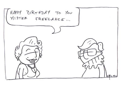 Joyeux anniversaire au blog des freelances!