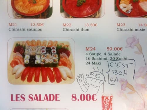 Ce midi c'est sushi