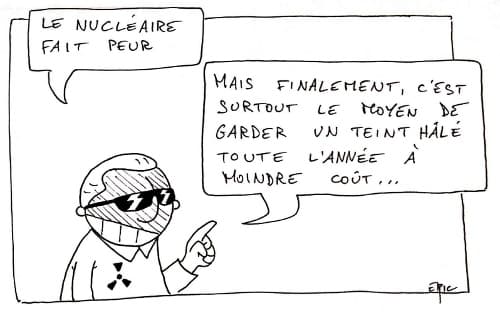 Aujourd'hui c'est bronzage - nucléaire inside