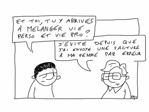 En tant que freelance, arrivez-vous à bien séparer vie perso et vie pro ?