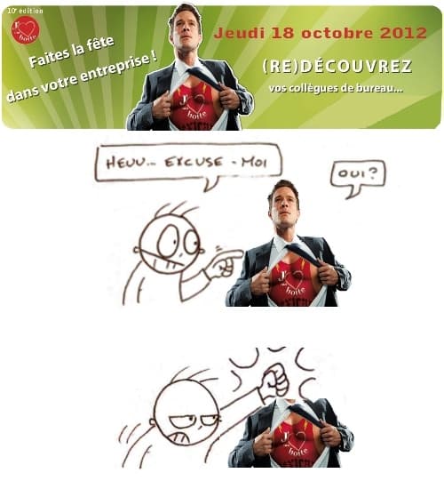 Aujourd’hui c’est la journée spéciale "J’aime ma boite"...