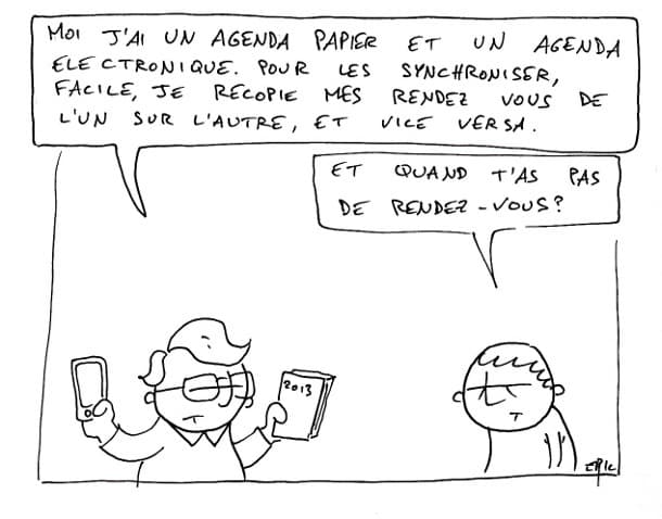 Freelances, êtes-vous agenda électronique ou agenda papier ?