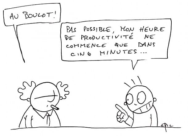 Quel est le moment le plus improductif de la journée ?
