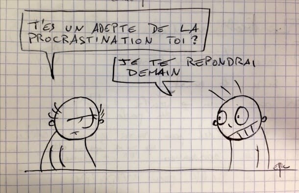 9 Français sur 10 sont adeptes de la procrastination