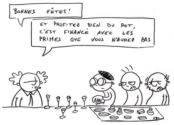 Comment rester digne pendant le pot de Noël en entreprise.