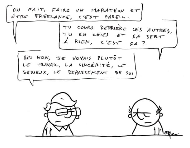 Etre freelance, c'est comme faire un marathon