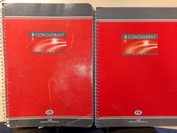 Nouvelle année, nouveau cahier !
