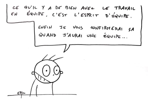Je fais partie d’une équipe, donc je suis.