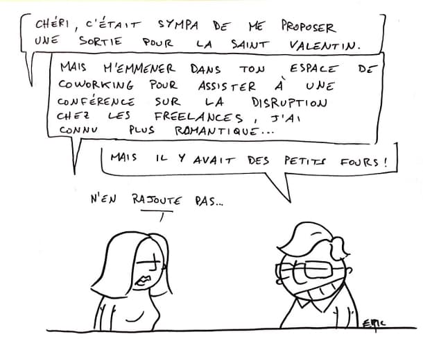 Freelances, lachez tout et allez fêter la Saint Valentin
