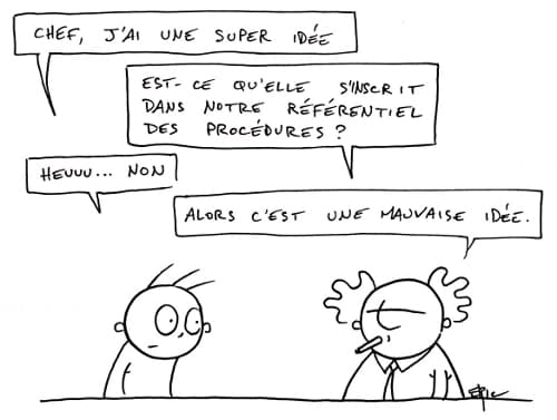 Quand les procédures ruinent tout esprit d'initiative en entreprise