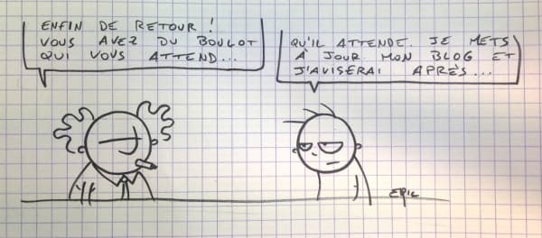Comment écrire un article après un retour de vacances
