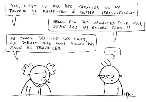 Votre chef est revenu de vacances en pleine forme, que faire ?