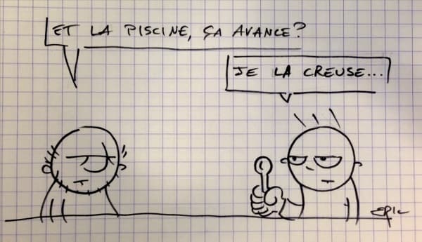 C'est pas que j'ai du boulot