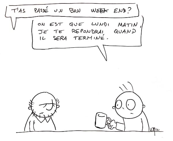 Comment prolonger l'effet week end le lundi matin au boulot ?