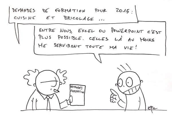 Calendrier de l'avent au boulot, jour 3 - parlons formation