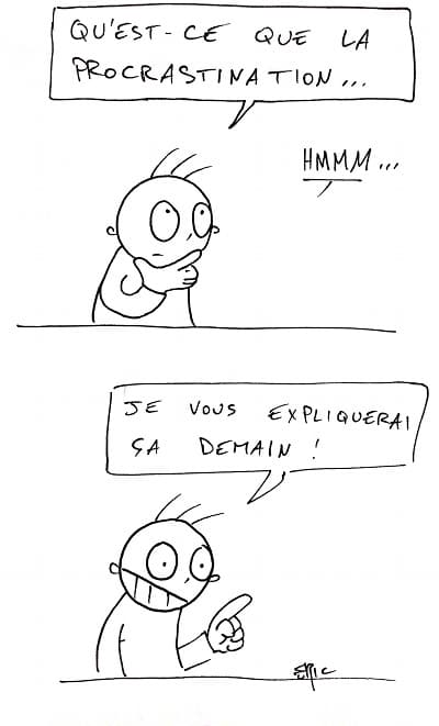 Calendrier de l'avent au boulot, jour 4 - Procrastinons mes frêres !