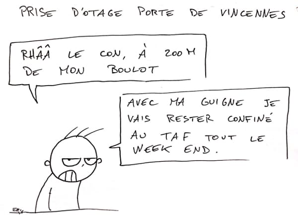 Prise d'otages Porte de Vincennes - de votre envoyé spécial sur place.