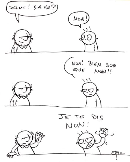 La question qui fache au retour de vacances.