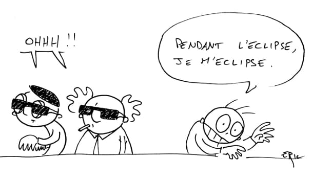 Qu'avez-vous fait pendant l'éclipse ?