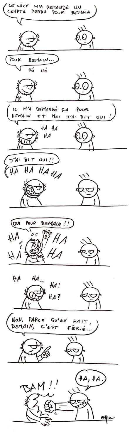 Demain c'est ferié !