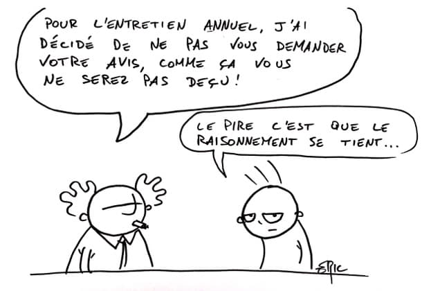 La preuve que l'entretien annuel ne sert à rien
