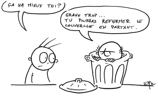 Mon collègue du jour - le dépressif