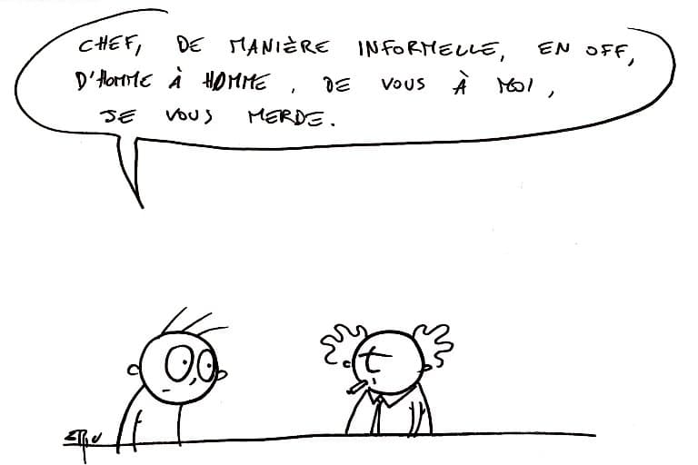 Peut-on insulter son chef ?