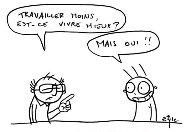 Réponse au sujet de philo 2016 - Travailler moins, Est-ce vivre mieux ?