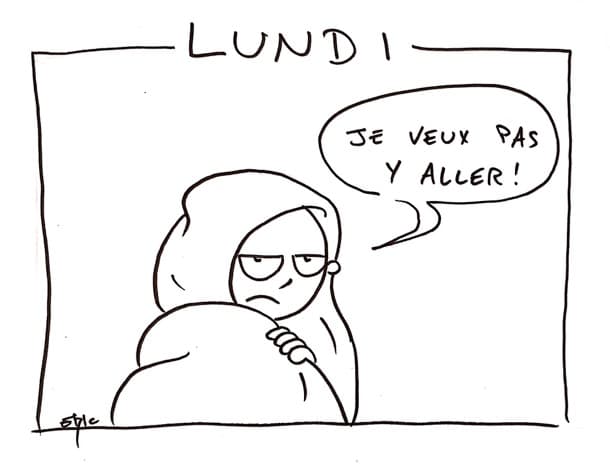 Comme un lundi tout gris sous la pluie...