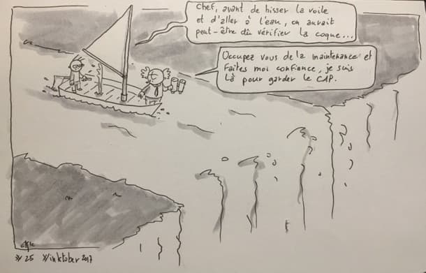 Le chef a toujours raison... #inktober