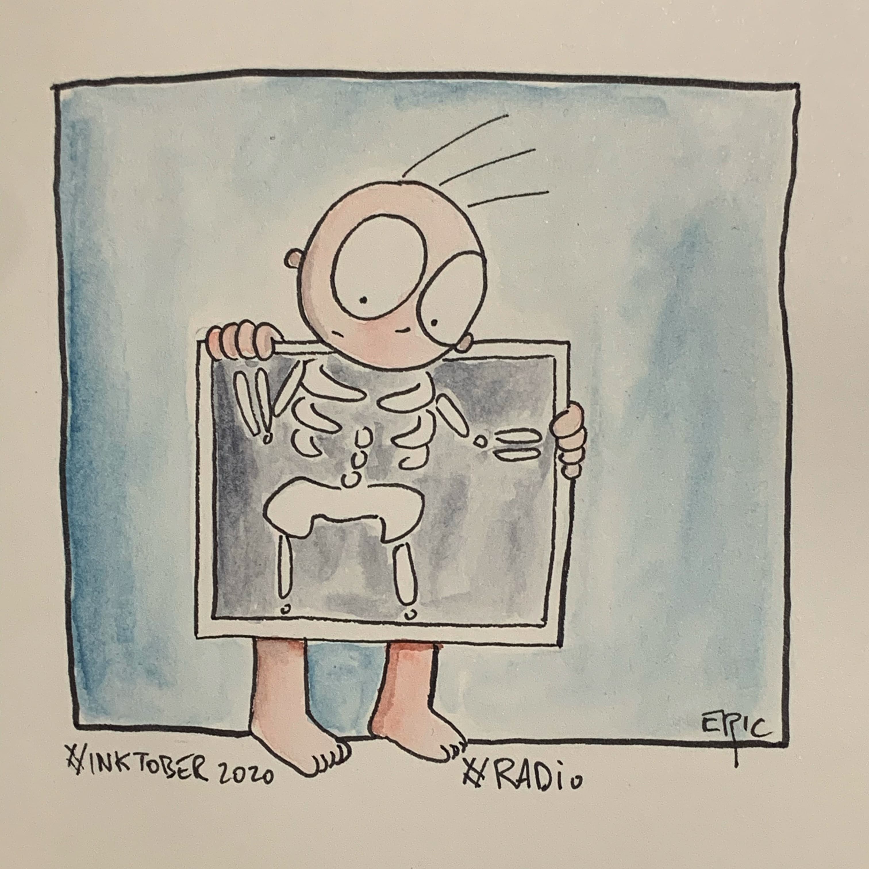 Inktober 2020 · Jour 4 — Radio