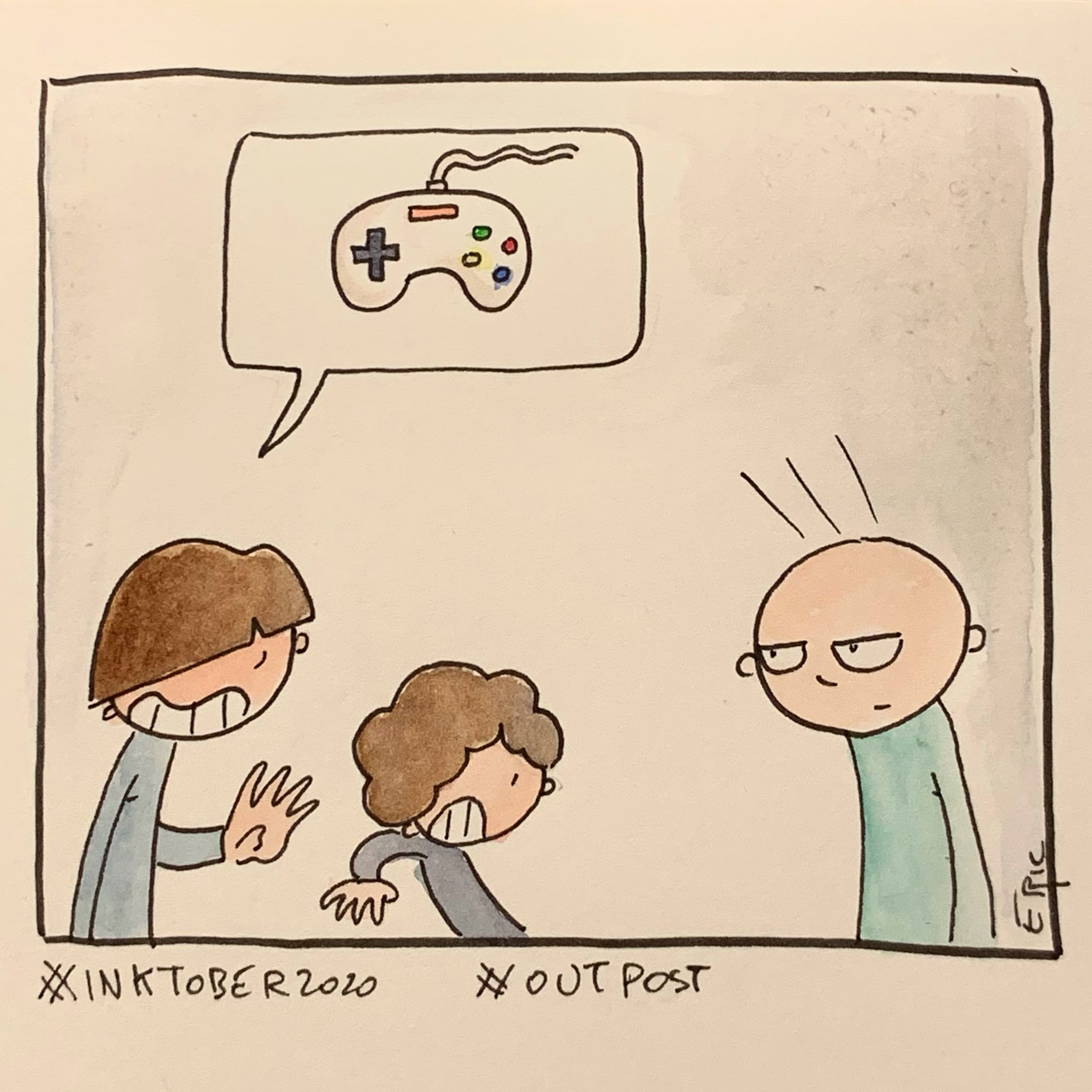 Inktober 2020 · Jour 15 — Avant-poste