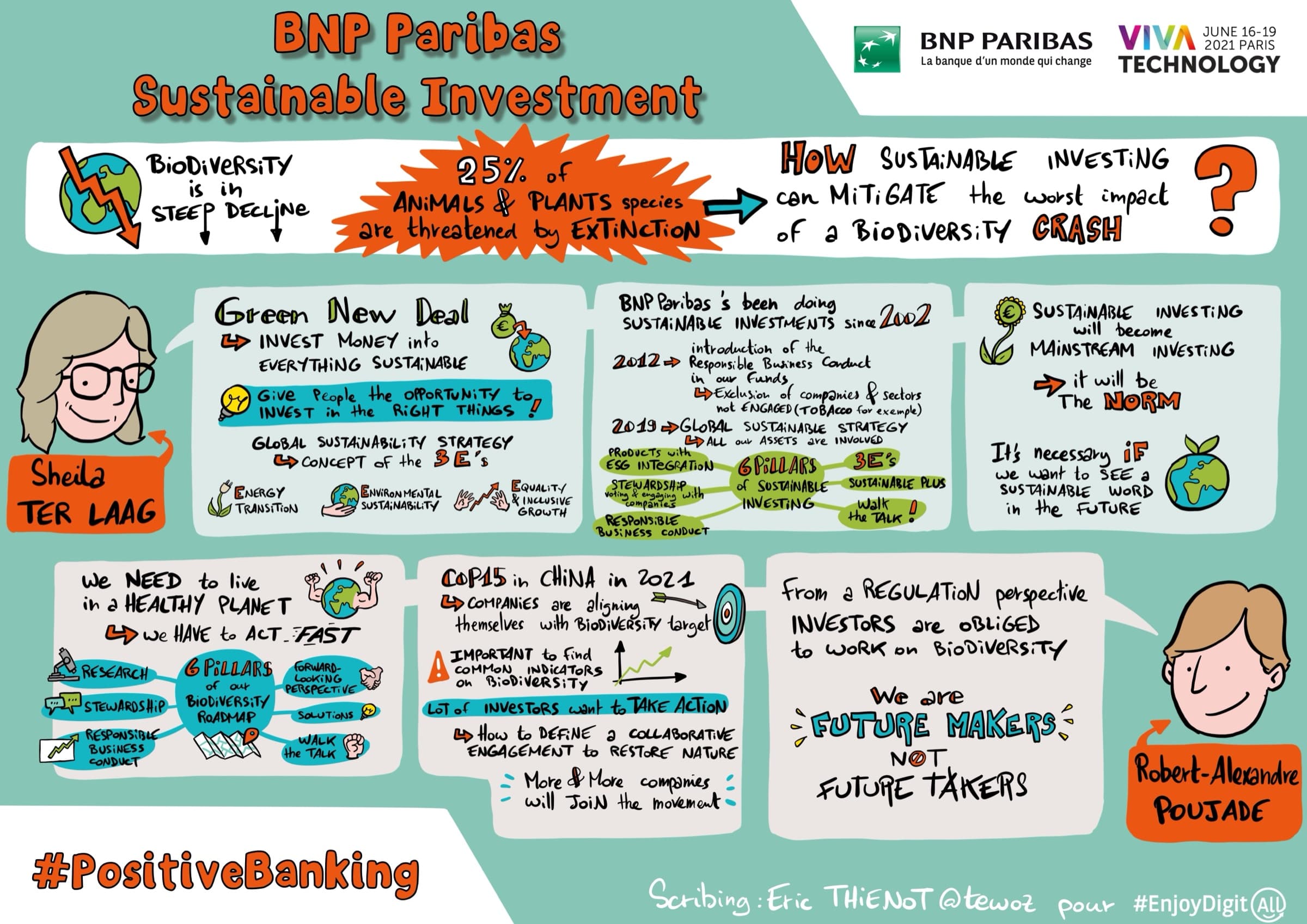 Finance durable : la biodiversité entre dans les portefeuilles (VivaTech 2021)