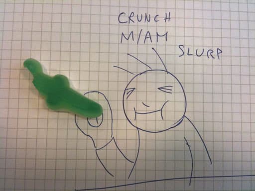 miam crunch slurp