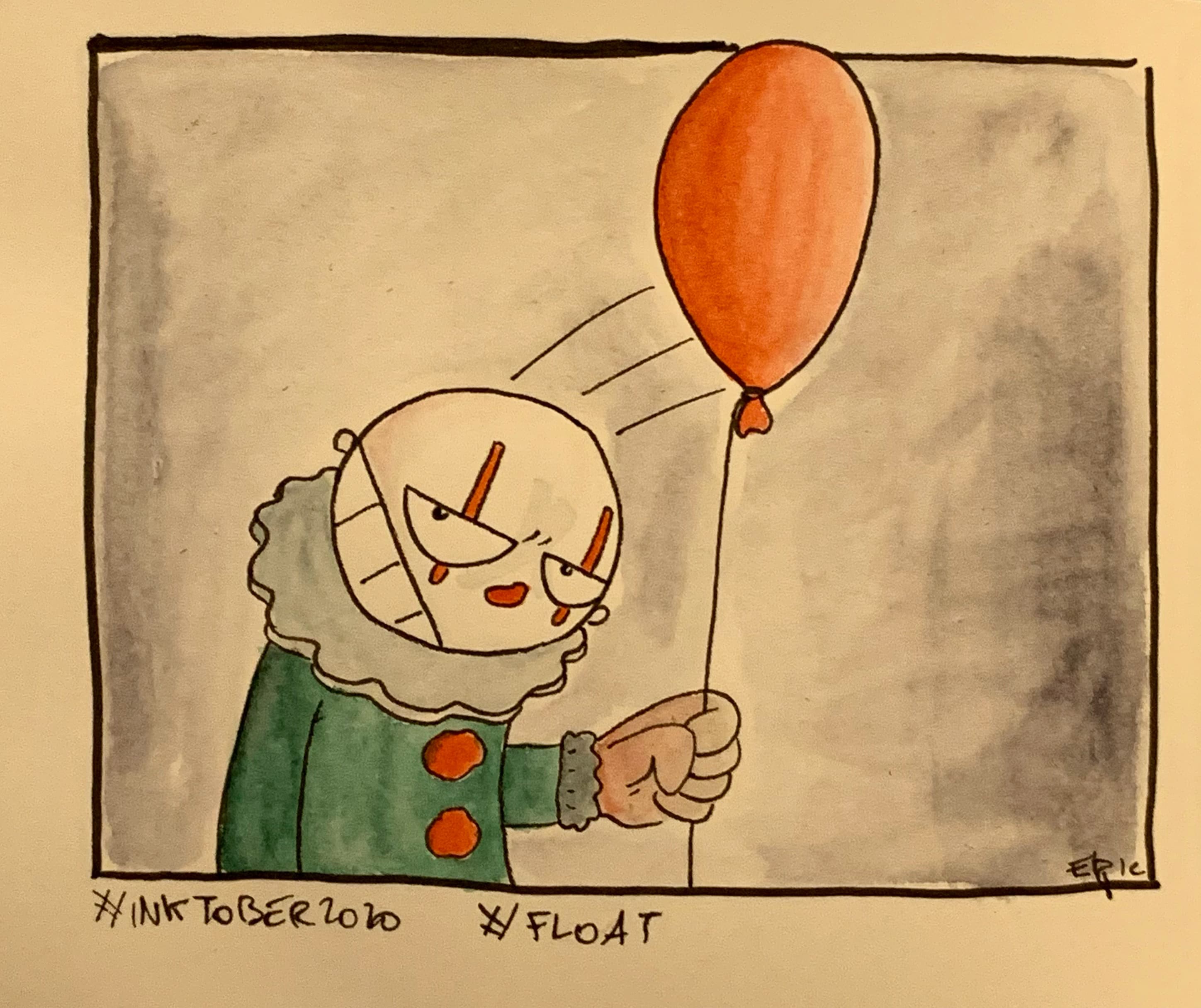 Inktober 2020 · Jour 28 — Flotter