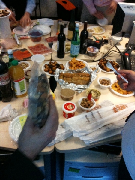 un pot au bureau