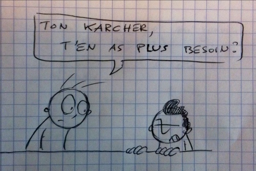nettoyage de blog au karcher