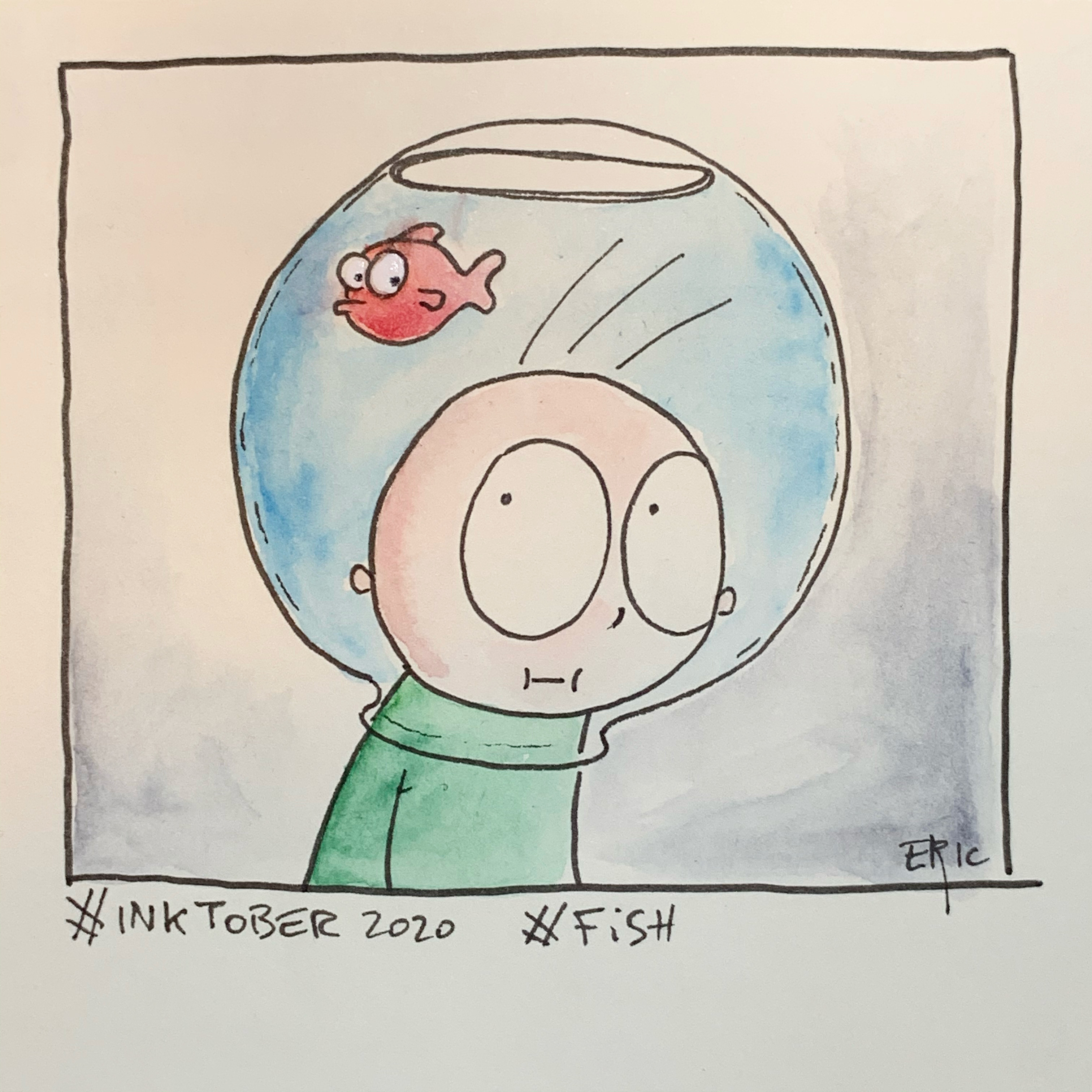 Inktober 2020 — Poisson