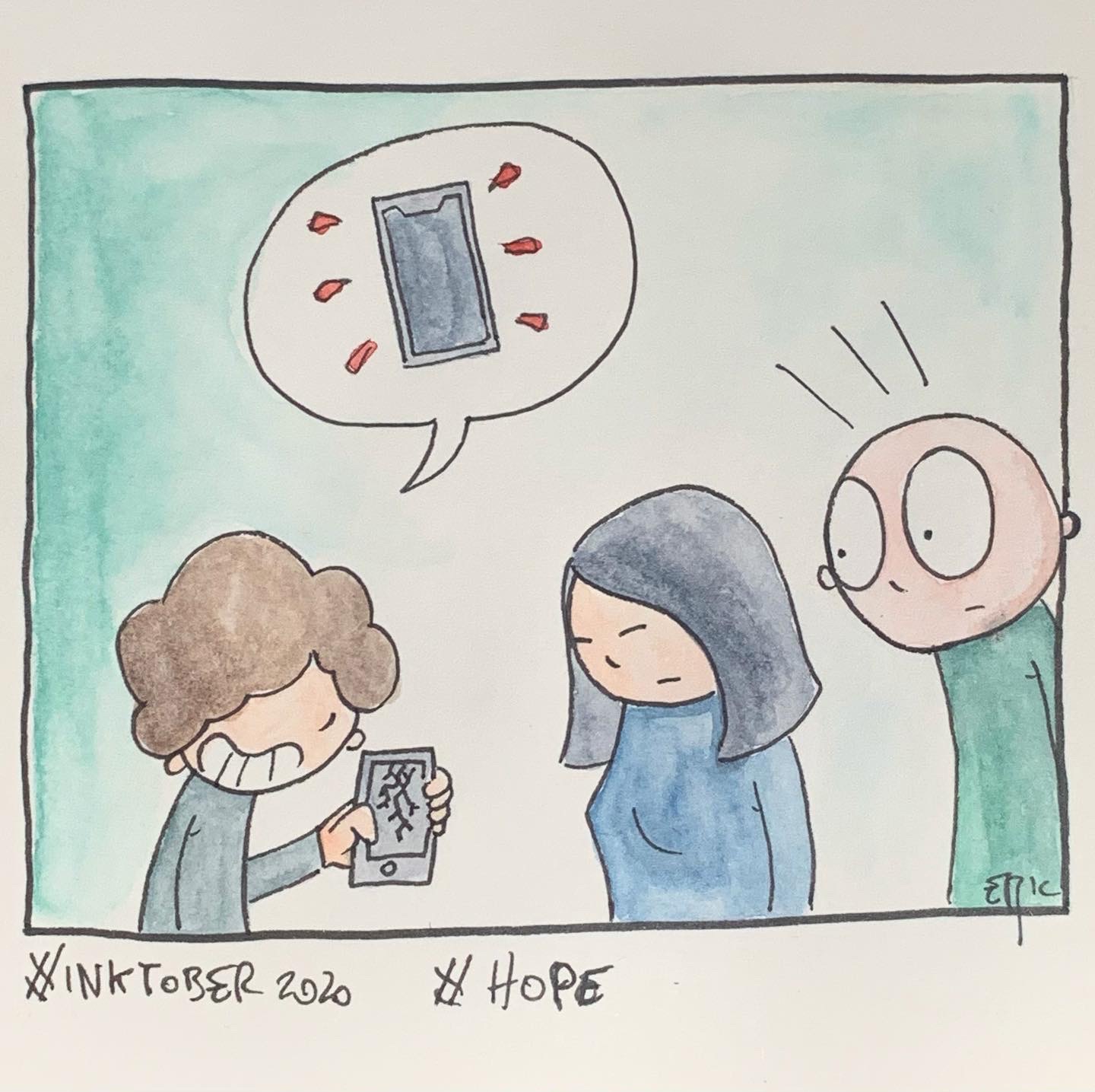 Inktober 2020 — Espoir