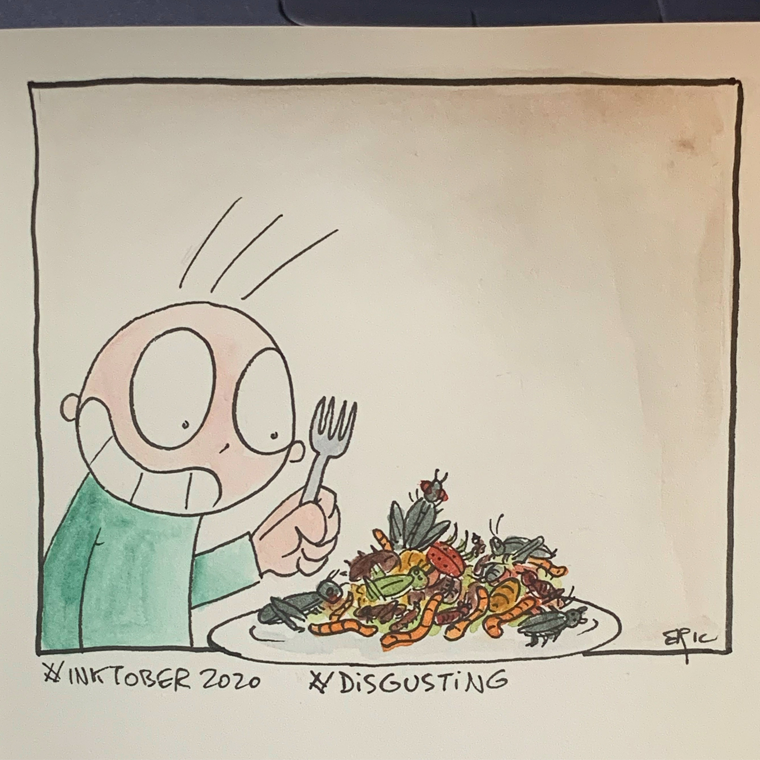 Inktober 2020 — Dégoûtant