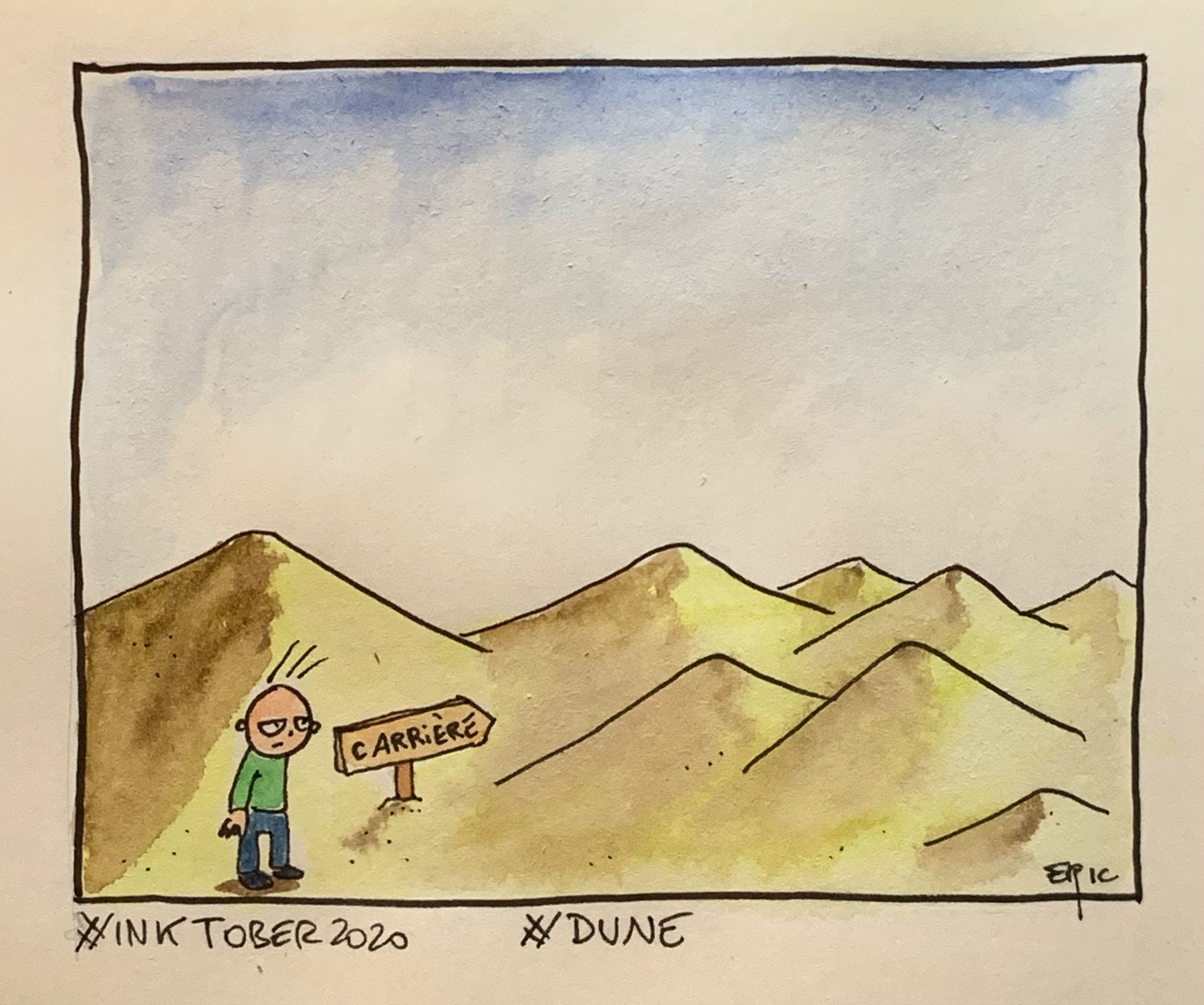 Inktober 2020 — Dune