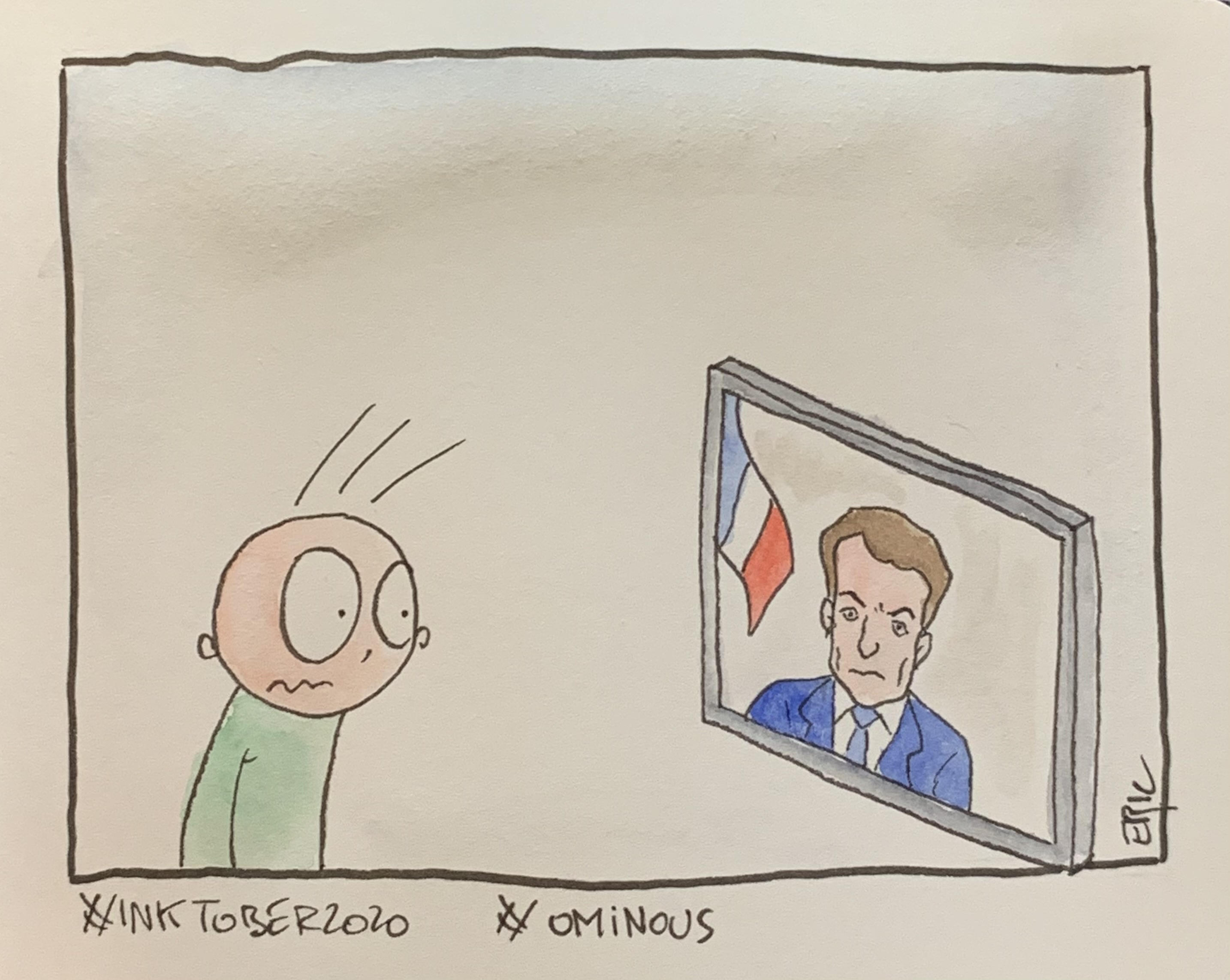 Inktober 2020 — De mauvaise augure