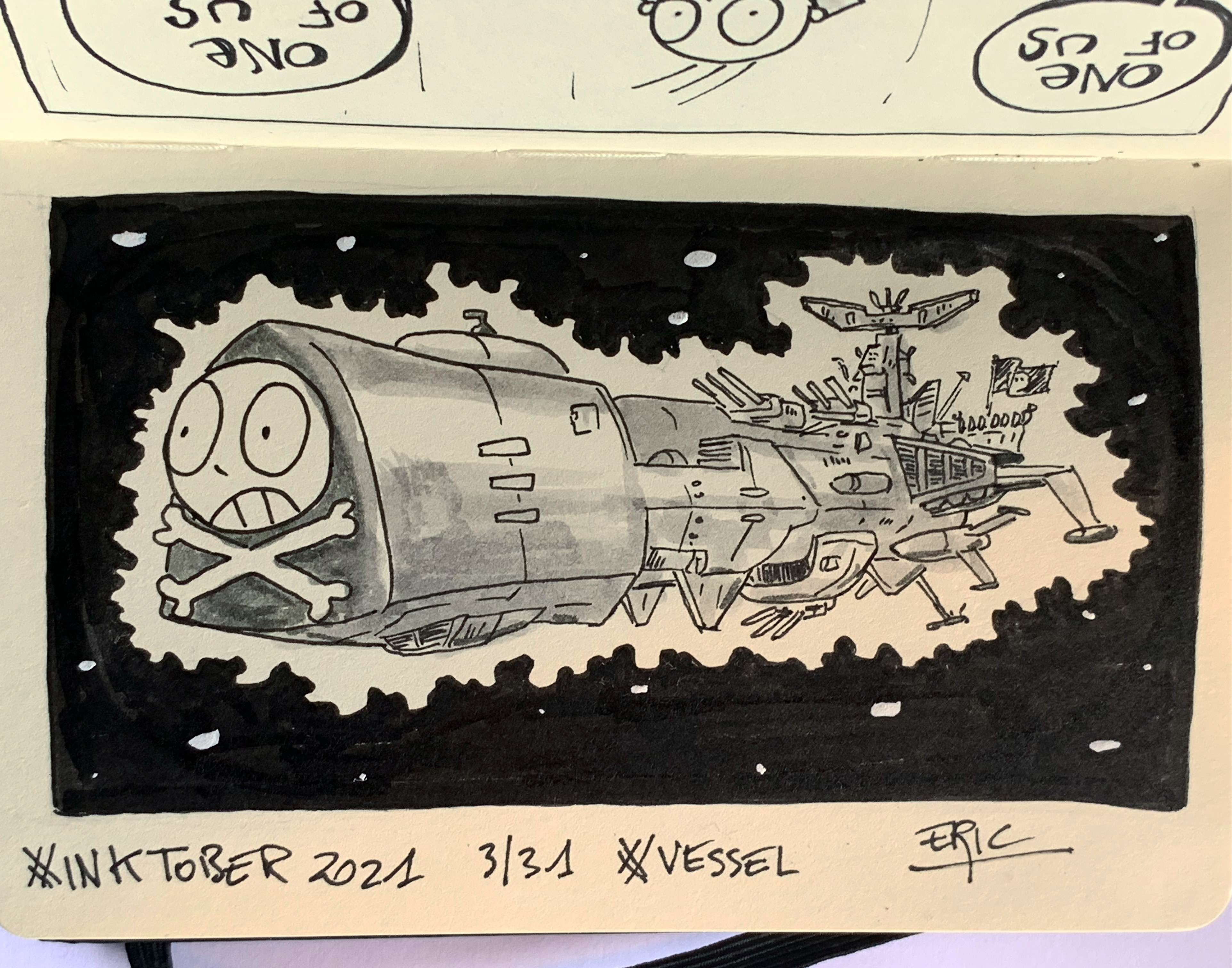 Inktober 2021 — Navire (Albator)