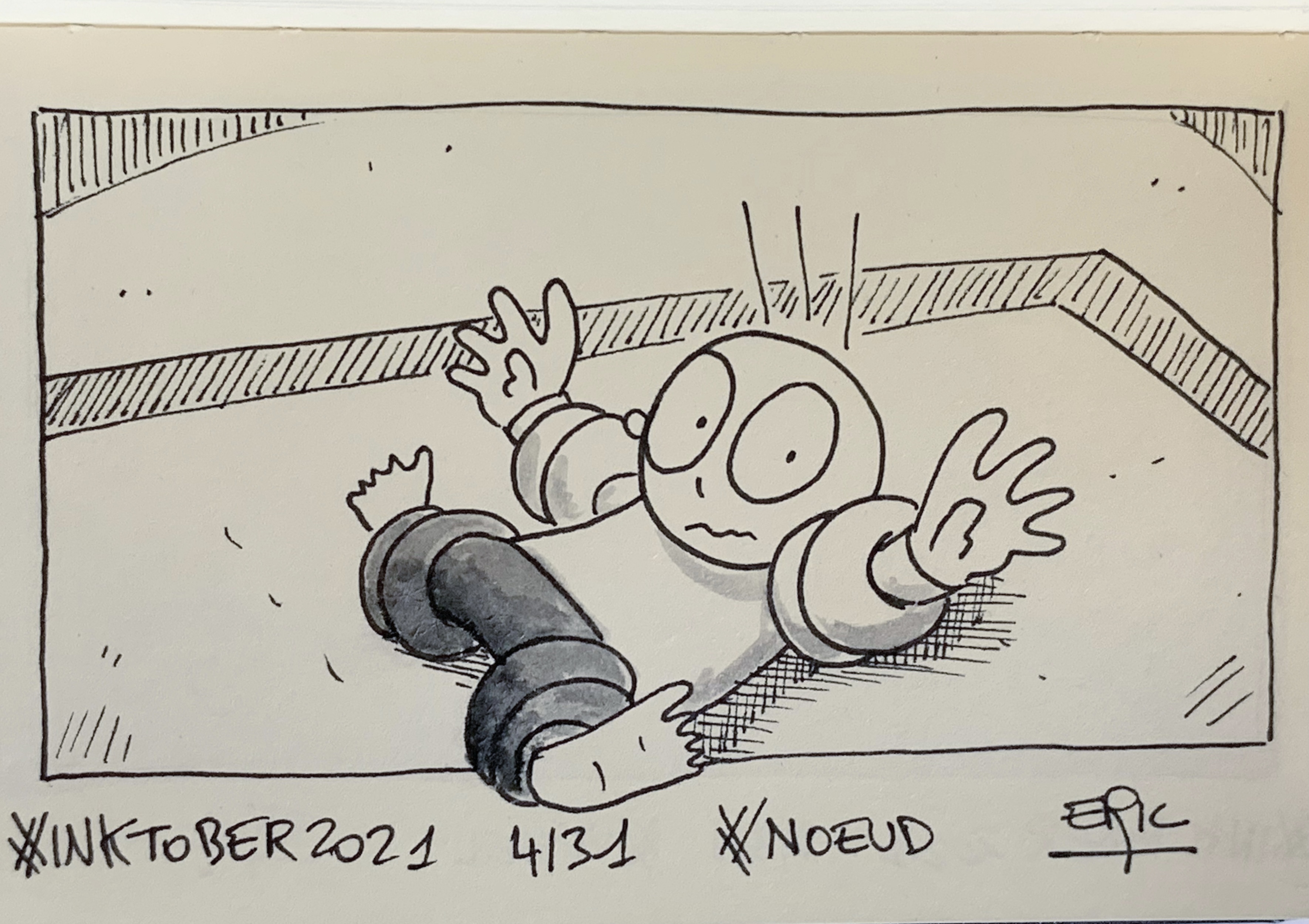 Inktober 2021 — Nœud (Astérix aux Jeux Olympiques)