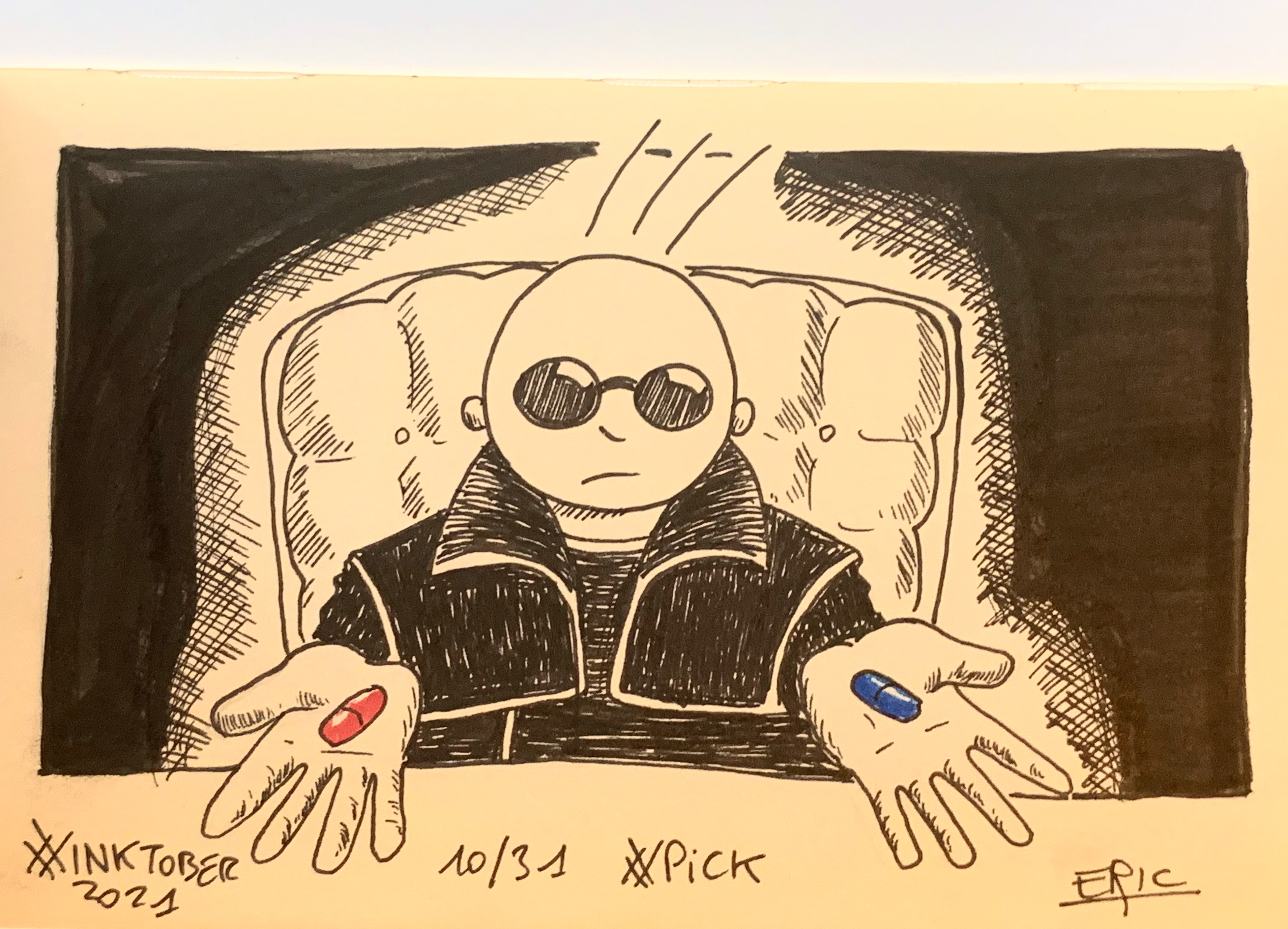 Inktober 2021 — Choix (Matrix)