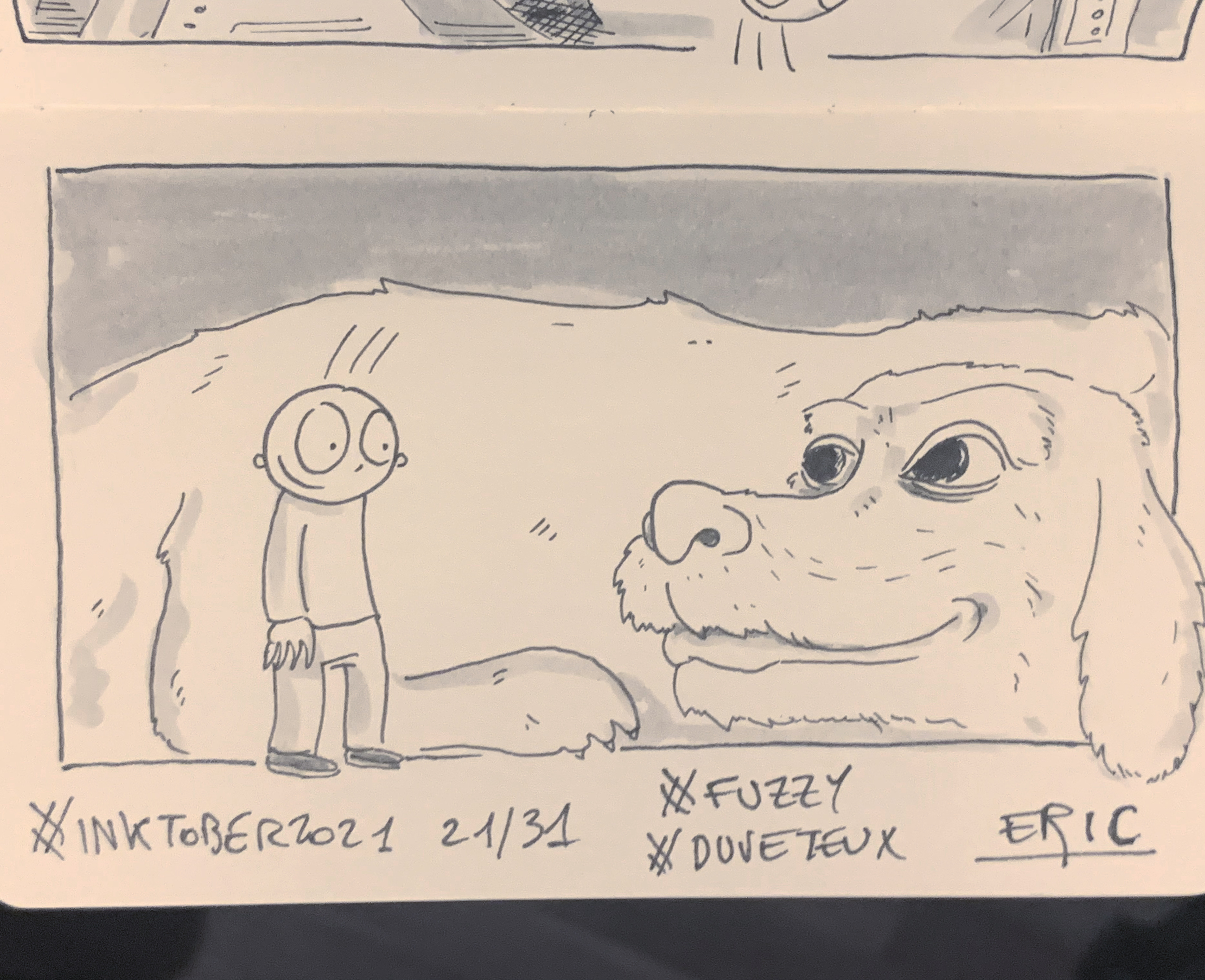 Inktober 2021 — Duveteux (L'Histoire sans fin)