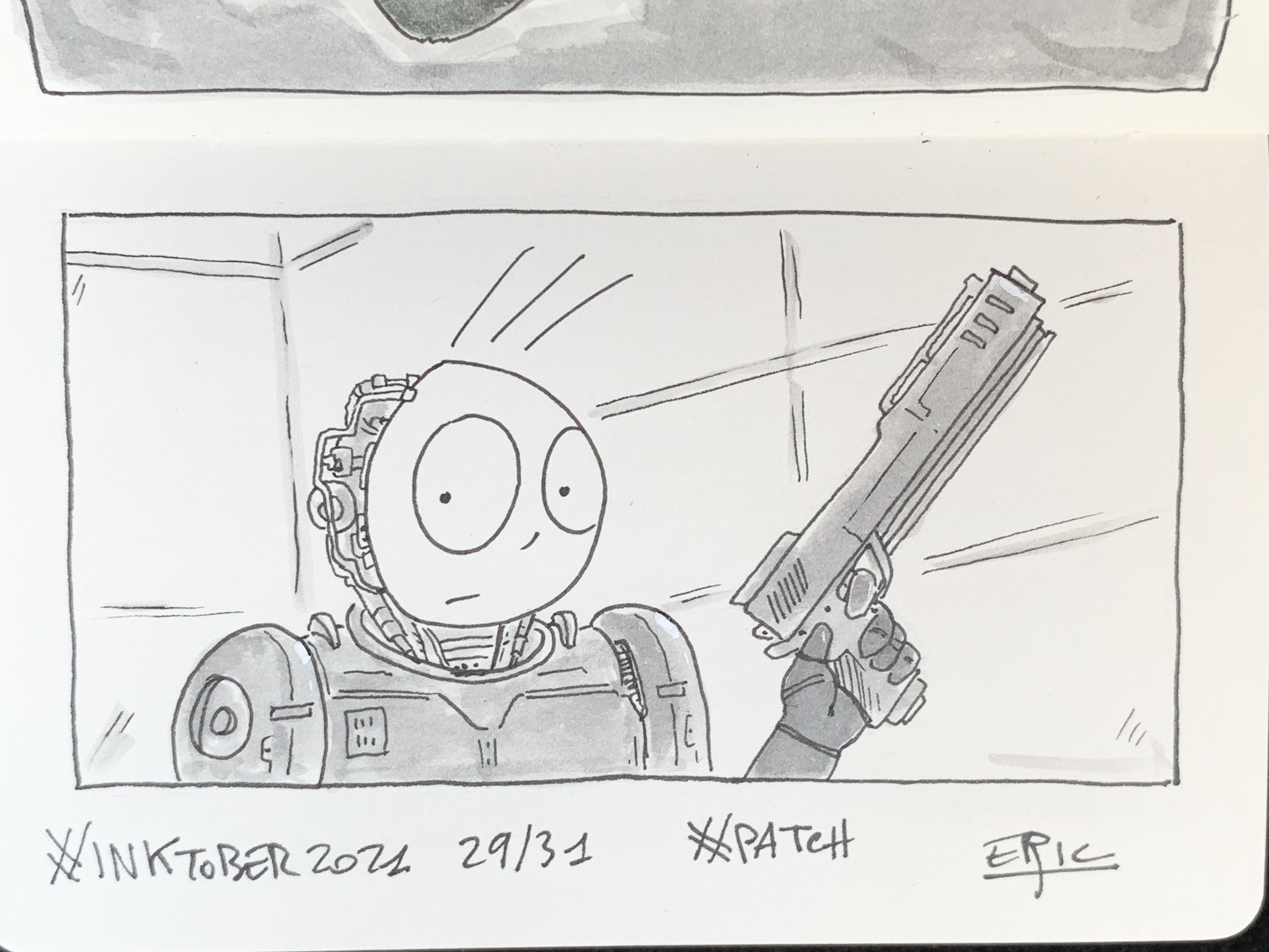 Inktober 2021 — Pièce (RoboCop)